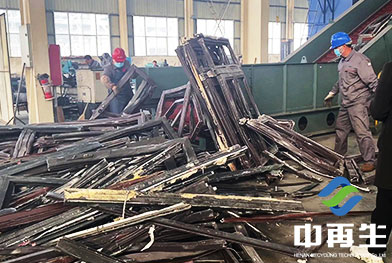 China Zhengzhou Bulk Waste Disposal Production Line